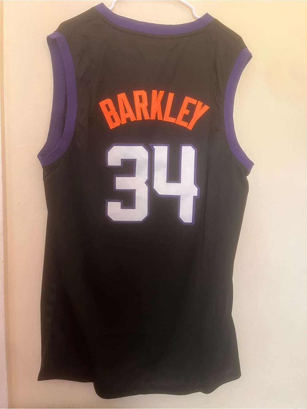 embroidered Phoenix Barkley basketball jersey